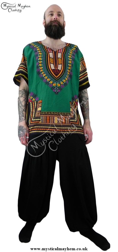 Dashiki Shirt, Hippy Top,