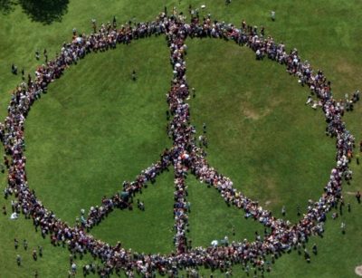 Hippy Human Peace Sign