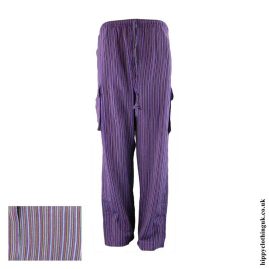 Purple-Striped-Cotton-Hippy-Trousers